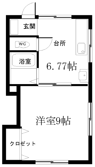 弘前 アパート紙漉町